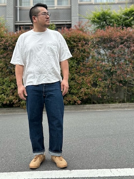 「アイテム（デニムパンツ）」を使った、gunken5さん（メンズ・171cm・40代）の夏コーディネート