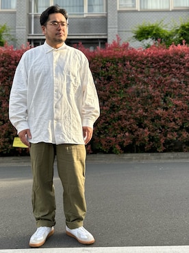 「ARMY TWILL（アーミーツイル）のアイテム（パンツ）」を使った、gunken5さん（メンズ・171cm）の春コーディネート