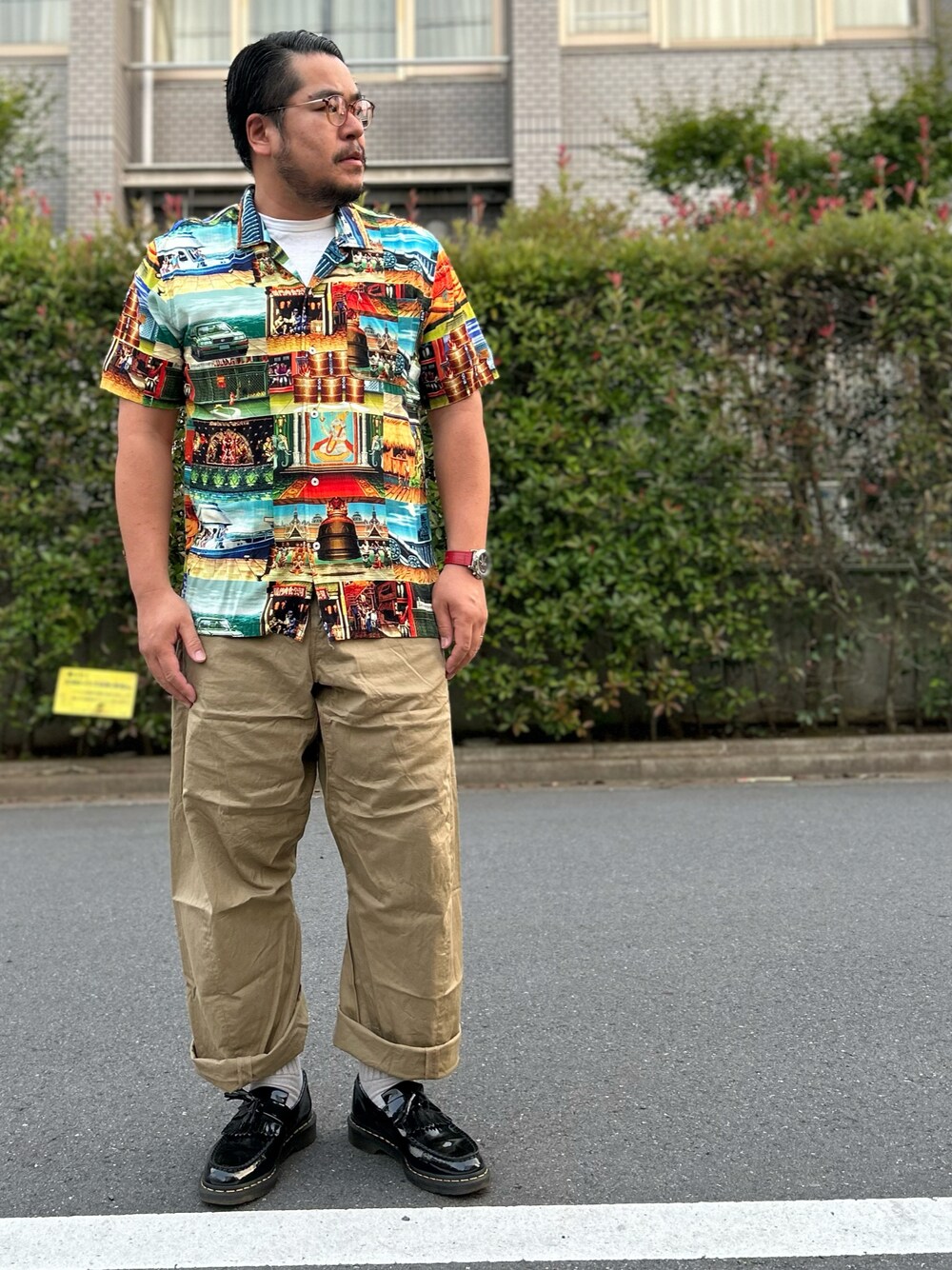 HUF（ハフ）の「STAGES S/S RESORT SHIRT HUF STREET FIGHTER ハフ 