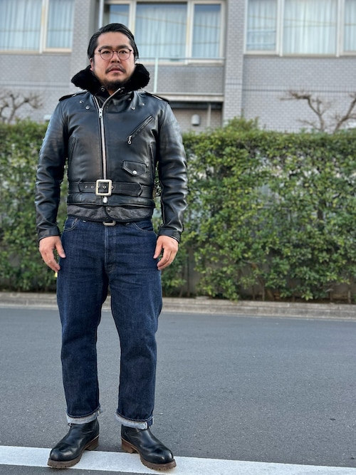 gunken5｜schottのライダースジャケットを使ったコーディネート - WEAR
