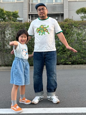 「しまむら（シマムラ）のアイテム（パンツ）」を使った、gunken5さん（メンズ・171cm）の秋コーディネート