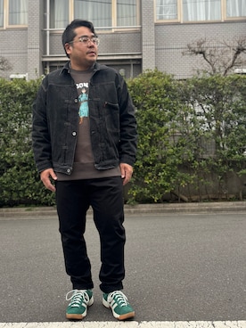 「TMT（ティーエムティー）のアイテム」を使った、gunken5さん（メンズ・171cm）の春コーディネート