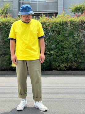 「ARMY TWILL（アーミーツイル）のアイテム（パンツ）」を使った、gunken5さん（メンズ・171cm）の夏コーディネート