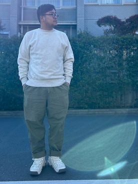 「ARMY TWILL（アーミーツイル）のアイテム」を使った、gunken5さん（メンズ・171cm）の秋コーディネート