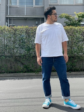 CONVERSE / コンバース オール スター ライト オックス ブルーを