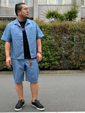 「WILD THINGS（ワイルドシングス）のアイテム（パンツ）」を使った、gunken5さん（メンズ・171cm）の夏コーディネート