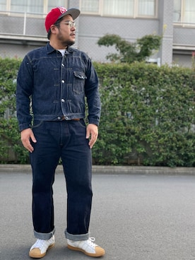 「SUGAR CANE（シュガーケーン）のアイテム（ジャケット/アウター）」を使った、gunken5さん（メンズ・171cm）の秋コーディネート