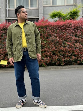 「CUSHMAN（クッシュマン）のアイテム」を使った、gunken5さん（メンズ・171cm）の春コーディネート