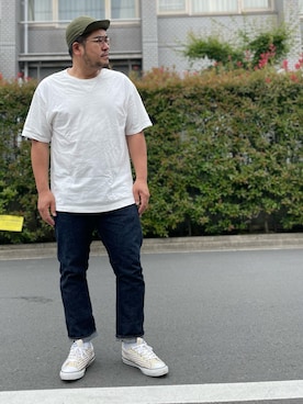 「Ahe'hee（アヘヘ）のアイテム」を使った、gunken5さん（メンズ・171cm）の夏コーディネート