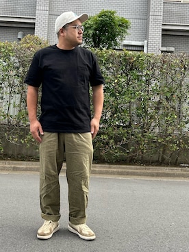 「ARMY TWILL（アーミーツイル）のアイテム（パンツ）」を使った、gunken5さん（メンズ・171cm）の夏コーディネート