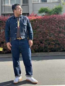 「SUGAR CANE（シュガーケーン）のアイテム（ジャケット/アウター）」を使った、gunken5さん（メンズ・171cm）の春コーディネート