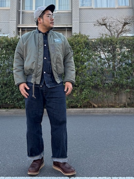 gunken5さん（メンズ・171cm）の冬コーディネート