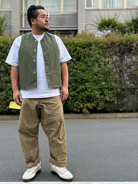 「PIVOT by diffeducation（ピボットバイディフェデュケーション ）のアイテム」を使った、gunken5さん（メンズ・171cm）の夏コーディネート