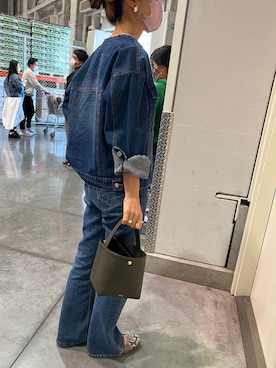「アイテム（ピアス（両耳用））」を使った、kanae¨̮⑅さん（レディース・166cm・40代）の春コーディネート