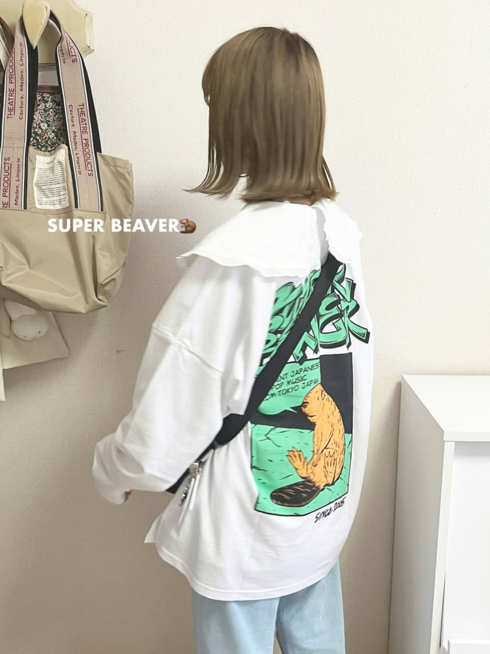 SUPER BEAVERスタジャン⭐︎黒色XL SUPER BEAVER スタジャン 黒 芳ばしい