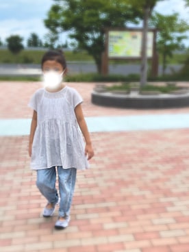 「むすめコーデ」｜「アイテム（パンツ）」を使った、non☆彡さん（キッズ・120cm）の夏コーディネート