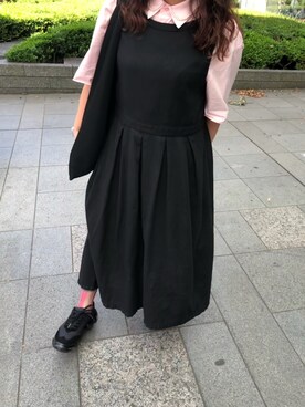 「Simone Rocha（シモーネロシャ）のアイテム（トップス）」を使った、naさん（レディース・154cm）の秋コーディネート