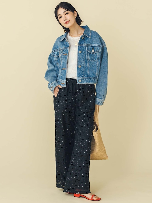 Greedy Brilliant デニムジャケット  Healthydenim Healthy DENIM】 Bran(ブラン)オーバーサイズデニムジャケット