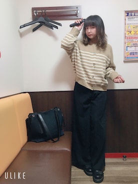 「Samansa Mos2（サマンサ モスモス）のアイテム」を使った、文音@回る空うさぎ🌕🐇さん（メンズ・165cm）の冬コーディネート