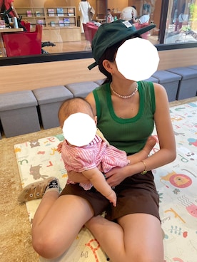 「アイテム（アナログ腕時計）」を使った、mさん（レディース・164cm）の春コーディネート