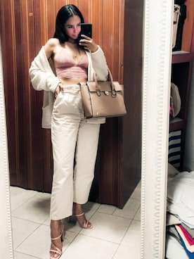 「6IXTY8IGHTのアイテム」を使った、Cl Reboさん（レディース・170cm）の秋コーディネート