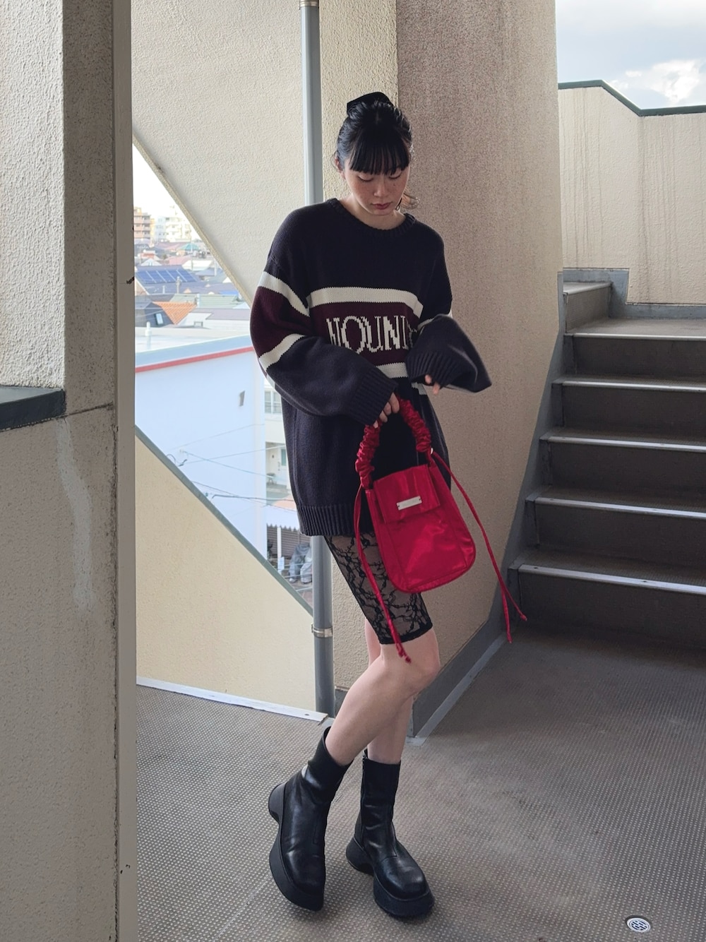 BLACK PEACE NOW 黒 ハイウエストかぼちゃパンツ 王子 ゴシック COTTON POPLIN PANTS WITH RIGHT AND LEFT LEG POCKETS(S Gray