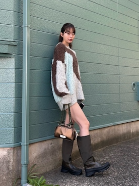 「アイテム（トートバッグ）」を使った、Mireyさん（レディース・173cm・20代）の秋コーディネート