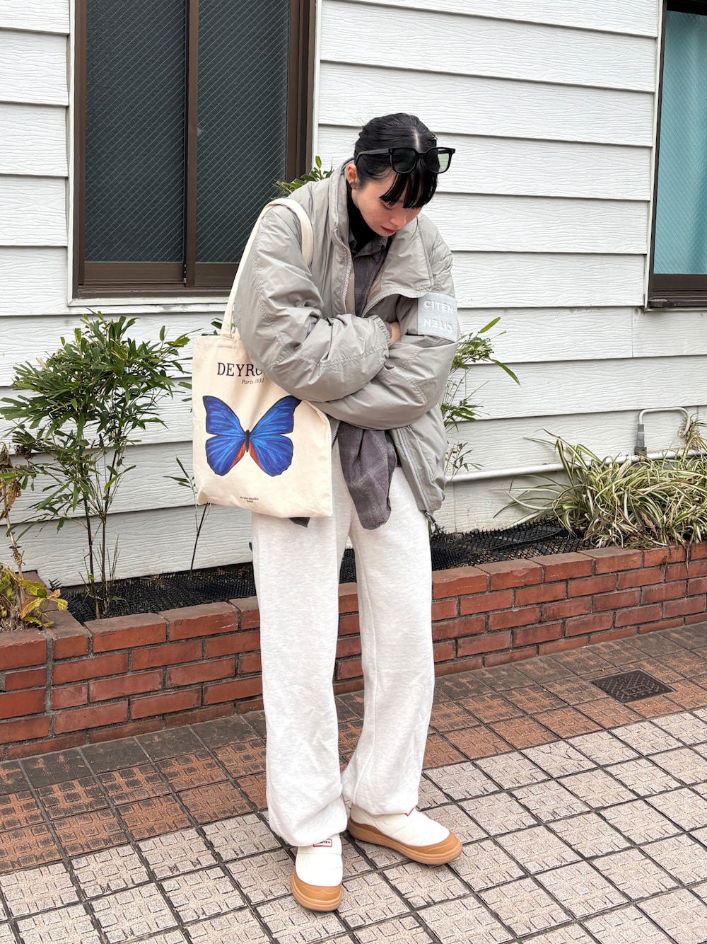 HUNTER（ハンター）の「WOMENS IN/OUT PUFFER KNIT BOOT（スリッポン