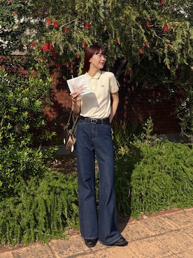 「Knuth Marf（クヌースマーフ）のアイテム」を使った、Mireyさん（レディース・173cm）の春コーディネート