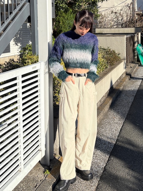 サイドタックコーデュロイパンツ（その他パンツ）｜HANNE（アン）の