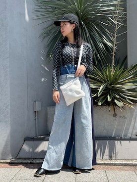 「MARGIELA」｜yurina katsuraさん（レディース・165cm）の春コーディネート