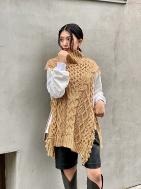 yurina katsuraさん（レディース・165cm）の冬コーディネート