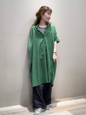 「インド綿」｜RINUさん（レディース・150cm）の夏コーディネート