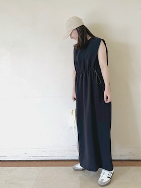 「UNITED ARROWS（ユナイテッドアローズ）のアイテム（ワンピース/ドレス）」を使った、RMさん（レディース・157cm）の夏コーディネート