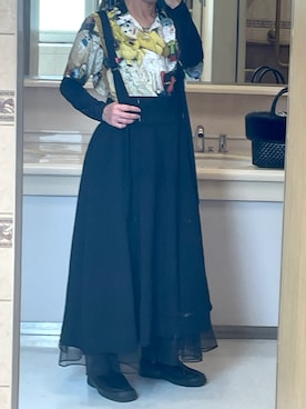 「GUCCI（グッチ）のアイテム（シューズ）」を使った、おかちゃんさん（レディース・164cm）の春コーディネート