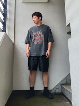 「THE NORTH FACE（ザノースフェイス）の＜THE NORTH FACE（ザ・ノースフェイス）＞ シャトル レース（スニーカー）」を使った、ゆうさん（メンズ・170cm）の夏コーディネート