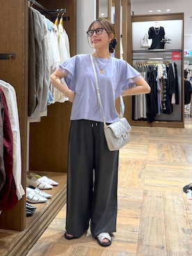 「アイテム（ヘアアクセサリー）」を使った、shizuruさん（レディース・149cm）の夏コーディネート