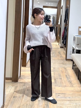 「アイテム（シュシュ）」を使った、shizuruさん（レディース・149cm・20代）の秋コーディネート