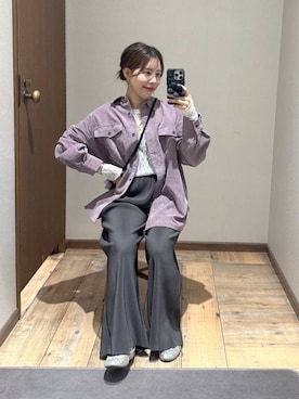 「アイテム（スマホケース/カバー）」を使った、shizuruさん（レディース・149cm）の秋コーディネート