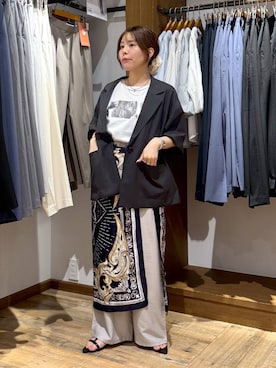 「アイテム（ヘアアクセサリー）」を使った、shizuruさん（レディース・149cm・20代）の夏コーディネート