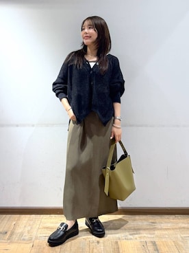 「アイテム（ローファー）」を使った、shizuruさん（レディース・149cm・20代）の秋コーディネート