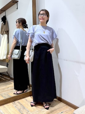 「アイテム（シュシュ）」を使った、shizuruさん（レディース・149cm）の夏コーディネート
