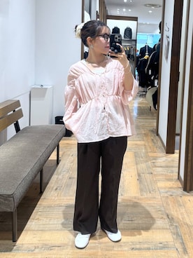 「アイテム（タンクトップ）」を使った、shizuruさん（レディース・149cm・20代）の夏コーディネート