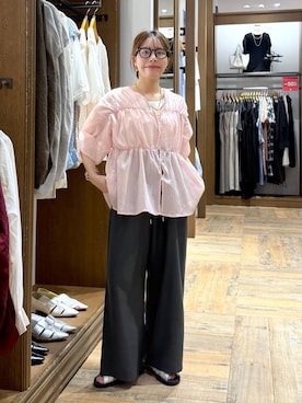 「アイテム（シュシュ）」を使った、shizuruさん（レディース・149cm）の夏コーディネート