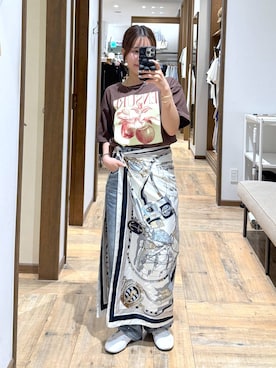 「アイテム（バンダナ/スカーフ）」を使った、shizuruさん（レディース・149cm）の夏コーディネート