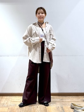 「アイテム（スマホケース/カバー）」を使った、shizuruさん（レディース・149cm）の秋コーディネート