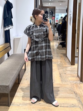 「アイテム（シュシュ）」を使った、shizuruさん（レディース・149cm）の夏コーディネート