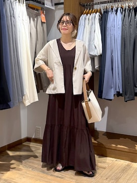 「GLOBAL WORK（グローバルワーク）のアイテム（ジャケット/アウター）」を使った、shizuruさん（レディース・149cm）の夏コーディネート