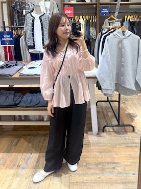 「アイテム（スマホケース/カバー）」を使った、shizuruさん（レディース・149cm）の秋コーディネート