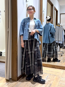 「アイテム（シュシュ）」を使った、shizuruさん（レディース・149cm）の夏コーディネート